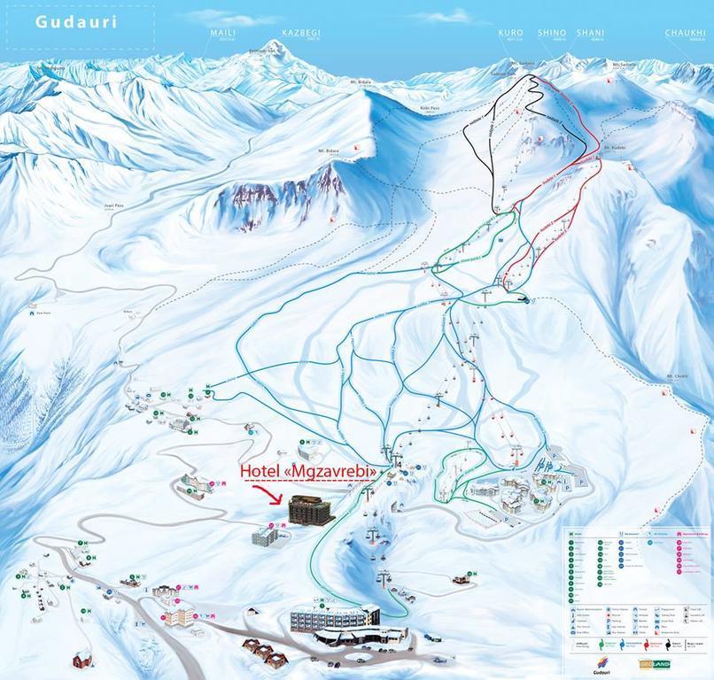 Kato'S Aparthotel Gudauri Mgzavrebi エクステリア 写真